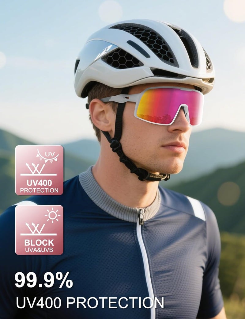BangLong Polarized Sports Sunglasses for Men Women, UV Protection Sun Glasses for Baseball Running Cycling Fishing - Image 2
